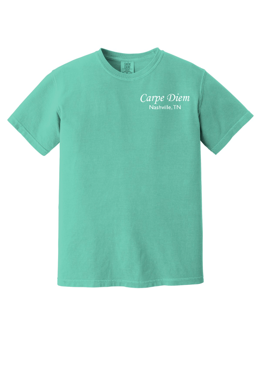 Carpe Diem COMFORT COLORS Heavyweight Ring Spun Tee. 1717